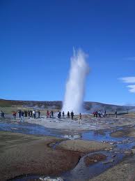 Island - gejzr Strokkur